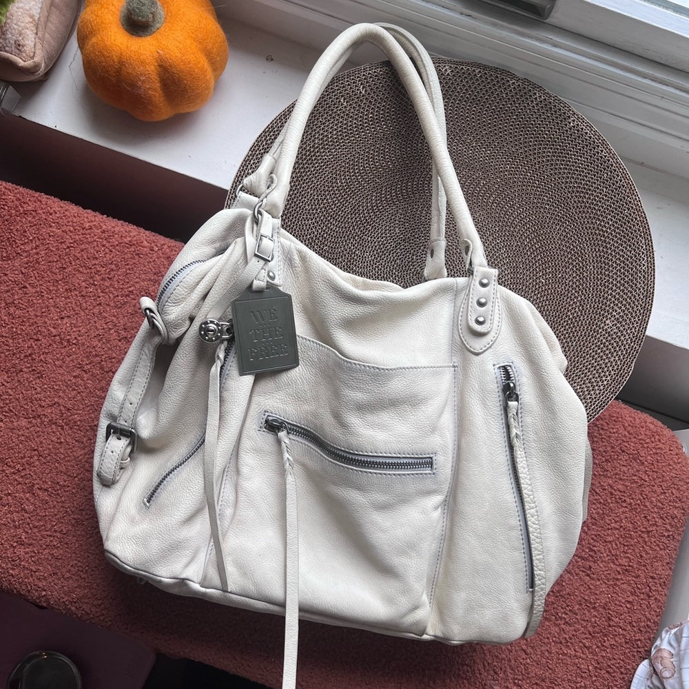 FREE PEOPLE Emerson Tote Large Size White